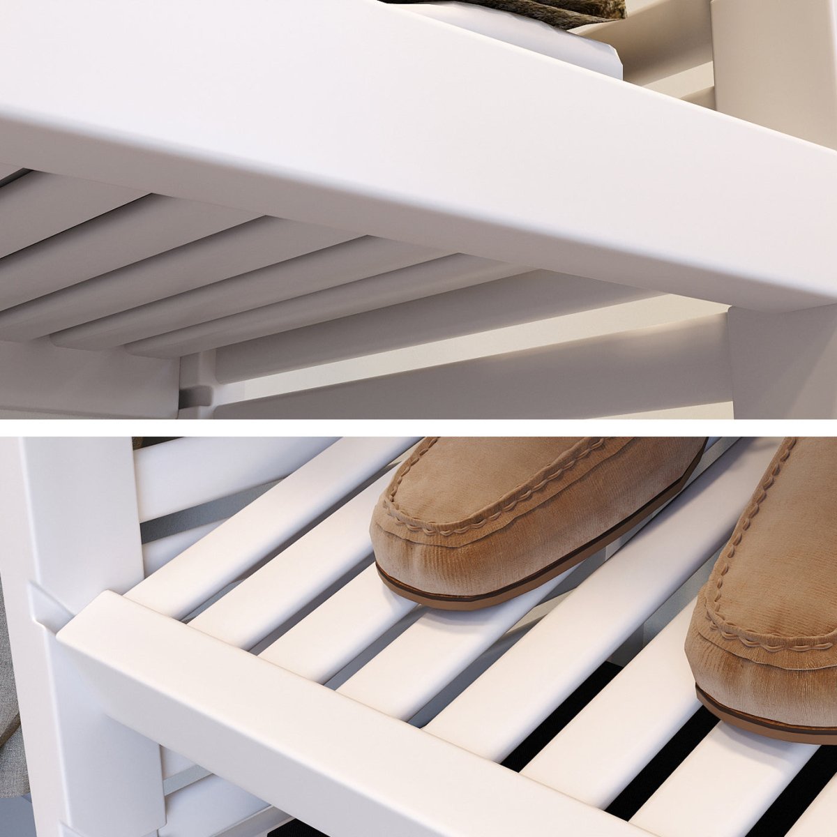 Solid Wood Closet Organizer with 3 Drawers and Doors Shaker - John Louis Home - Closet Organizers