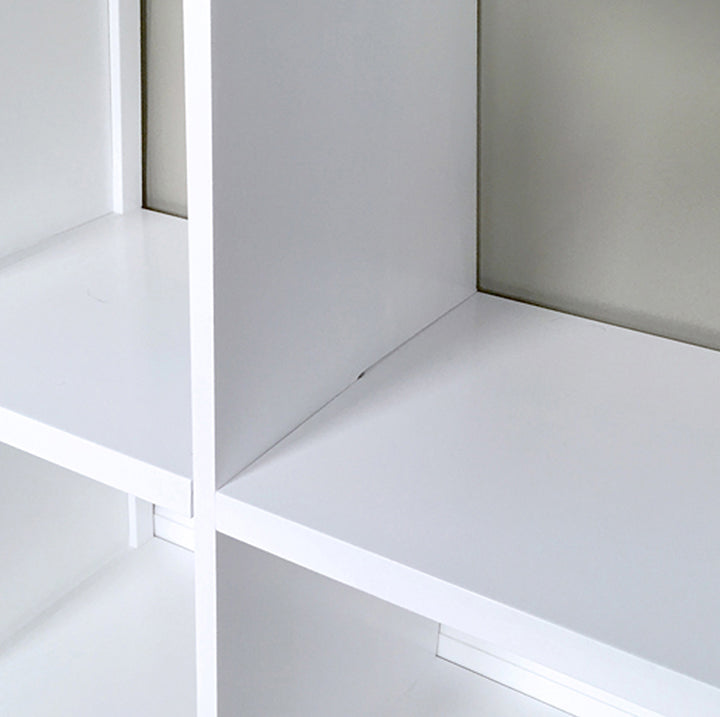 close up feature of the cube storage space in a John Louis Home cube organizer