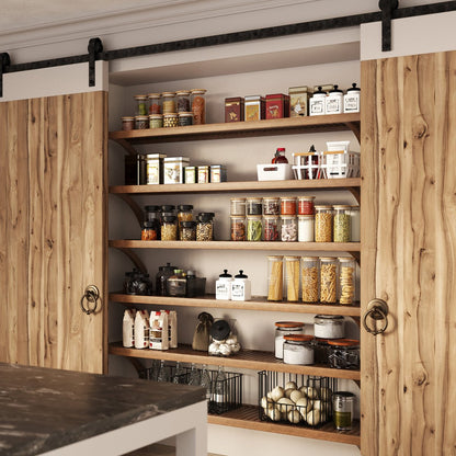 Solid Wood 6 ft. Shelf Kit - John Louis Home - Closet Shelves