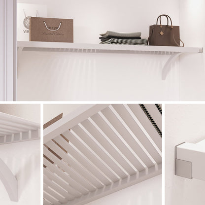Solid Wood 6 ft. Shelf Kit - John Louis Home - Closet Shelves